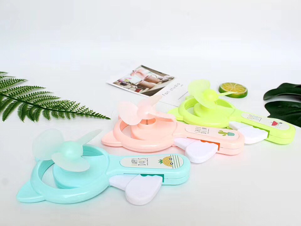 Mini kitten hand-pressing fan, children's toy hand-pressing small fan undefined