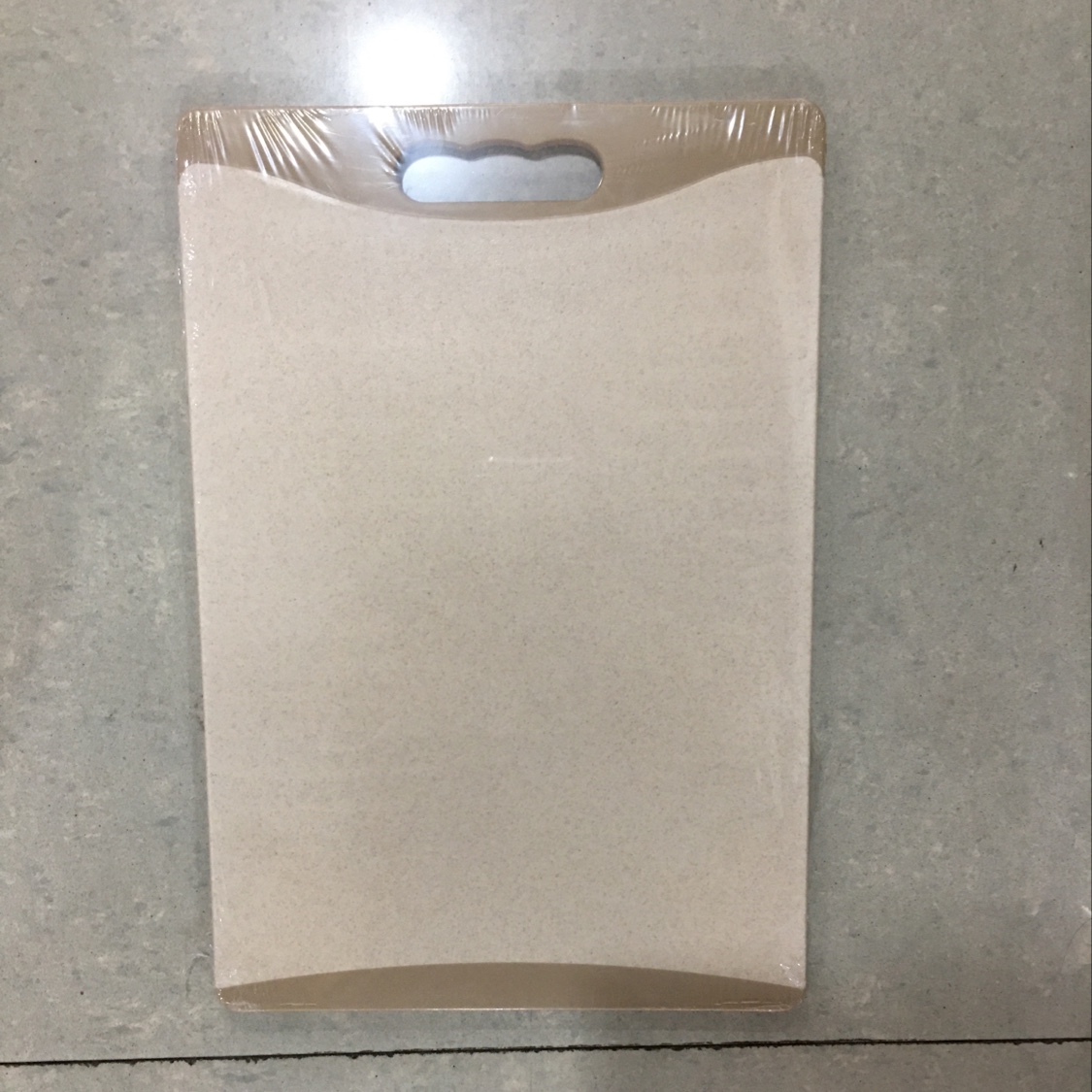 环保食品级米色提手塑料菜板细节图