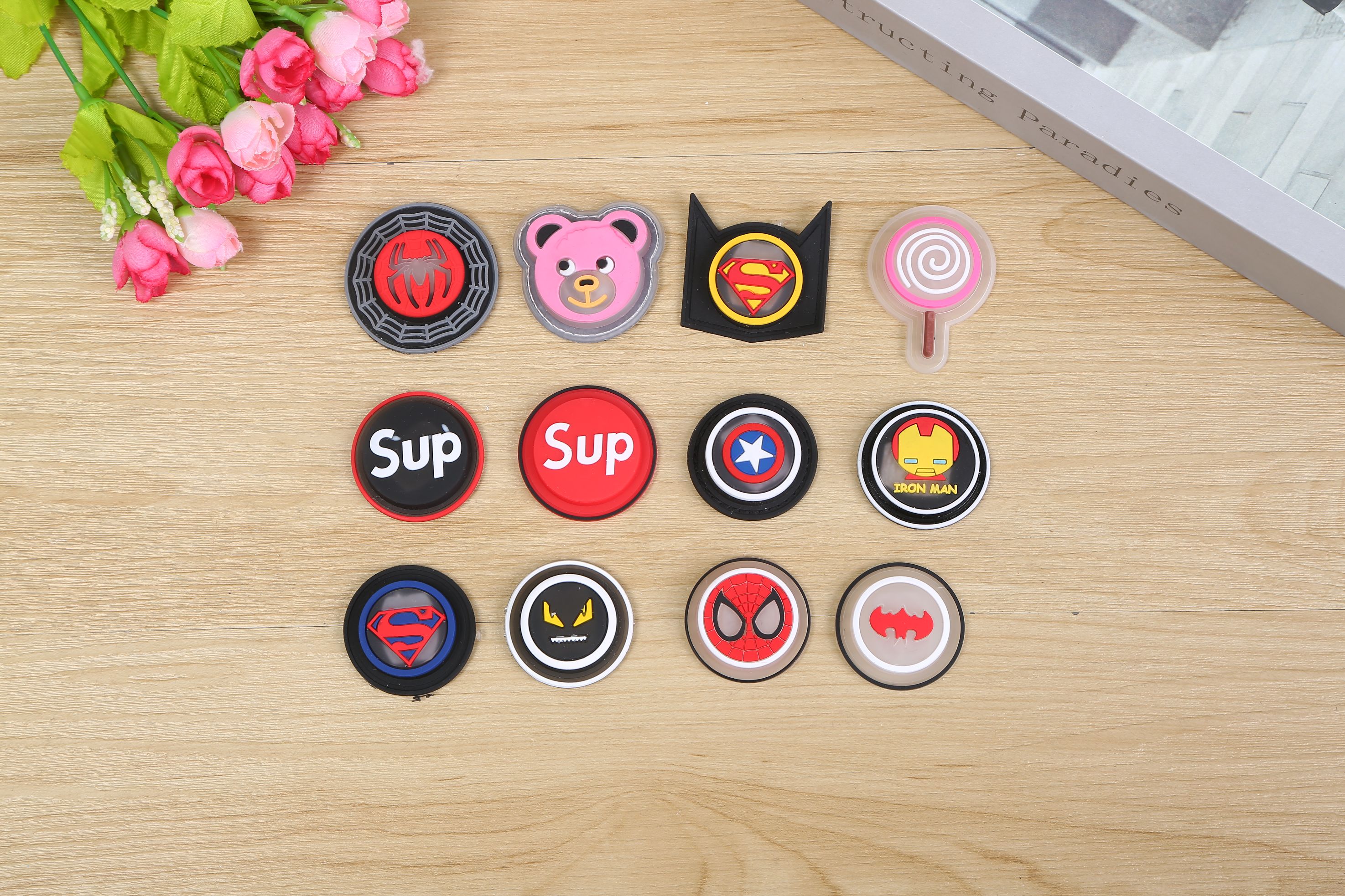 动漫卡通配件 笔袋配件 硅胶配件 滴塑