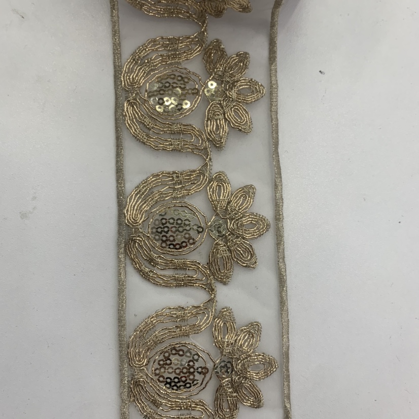 民族绣花 服装辅料装饰带 外贸花边 蕾丝花边