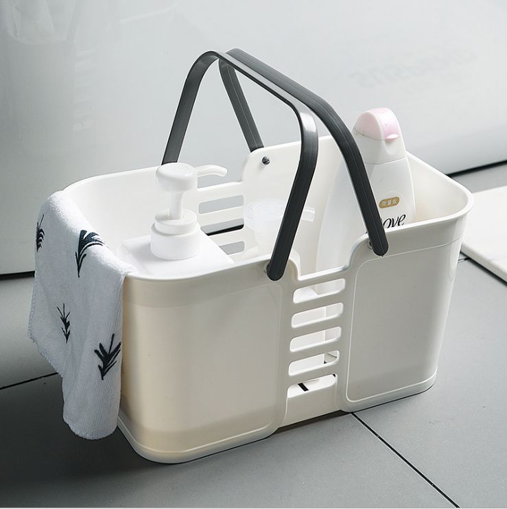 Storage basket In the bathroom Handle basket small soap bath products storage basket