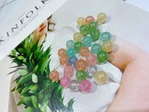 Acrylic semi-porous powder beads headdress accessories