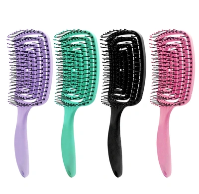 Foreign Trade Hot Comb Hair Comb Massage Head Large Curved Comb Hollow Arc Mosquito Coil Incense Comb
