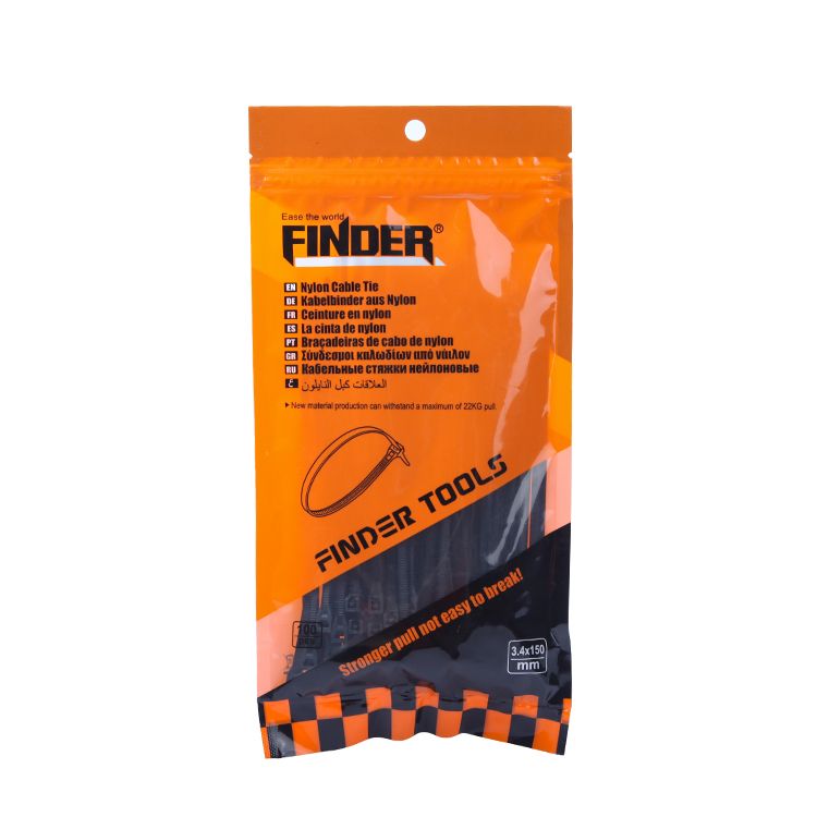 Discoverers Black ribbon 3.4Black Nylon Cable Ties