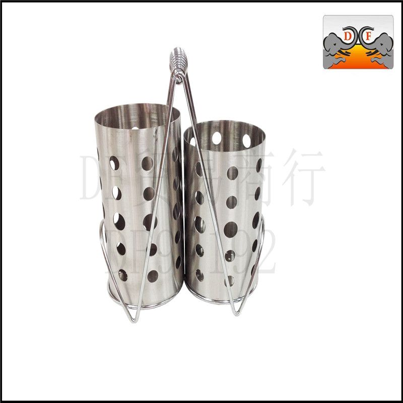 DF99192 set chopsticks Canister Stainless steel chopsticks canister DF TRADING HOUSE two-piece set