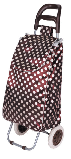 Shopping cart, a must-have tool for grocery shopping. Small trolley, shopping cart handle cart, portable home trolley, folding luggage cart details Picture