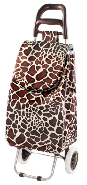 Colored fabric grocery shopping essentials: small trolley, shopping cart, lever cart, household portable small cart, folding luggage cart Specification image