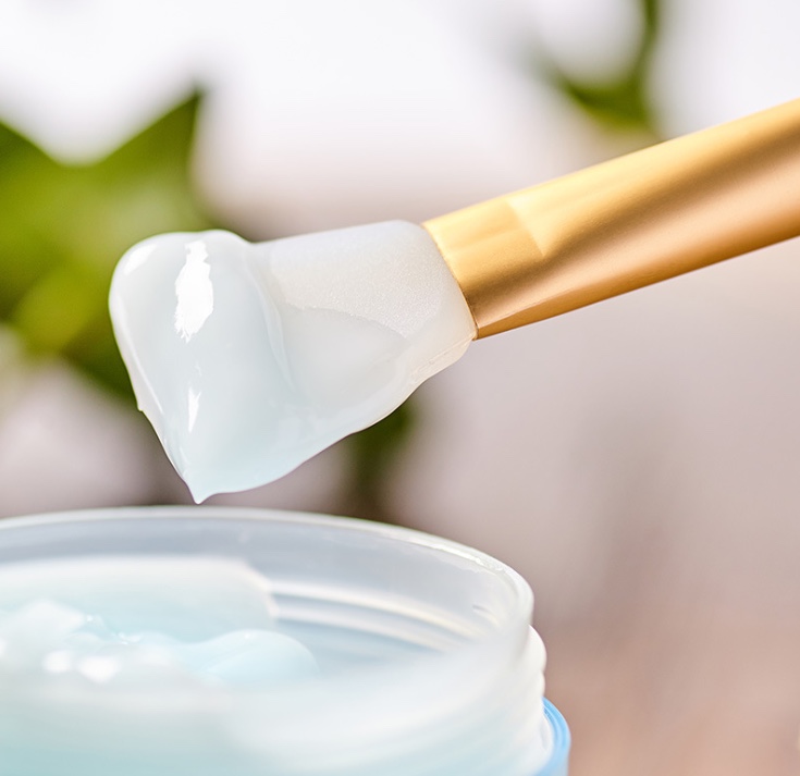 Marion Silicone Mask Brush For Easy Access To Handy Makeup Tools Specification drawing
