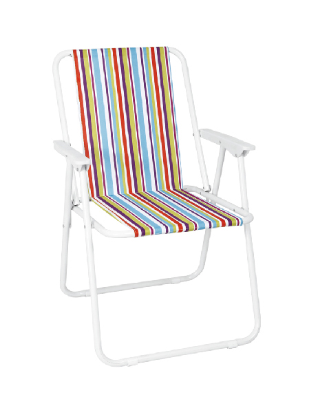 Folding chair, spring chair, leisure beach chair, outdoor camping stool thumbnail