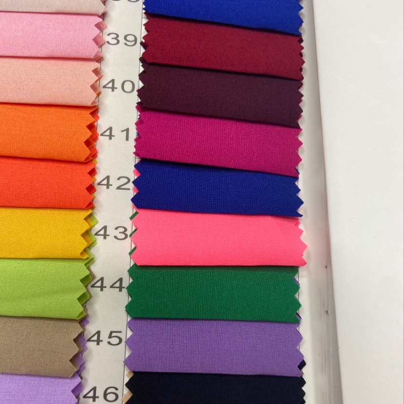 Dark green 50D super soft four-sided elastic fabric for decorative handicrafts and clothing