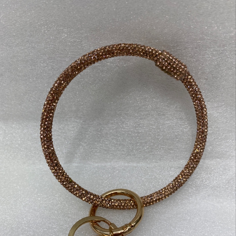 钥匙扣时尚流行钥匙手环手链带钻