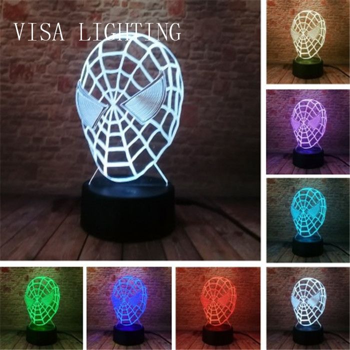 أضواء ليلية متعددة الألوان من طراز RGB لمصباح عيد الميلاد 2018.