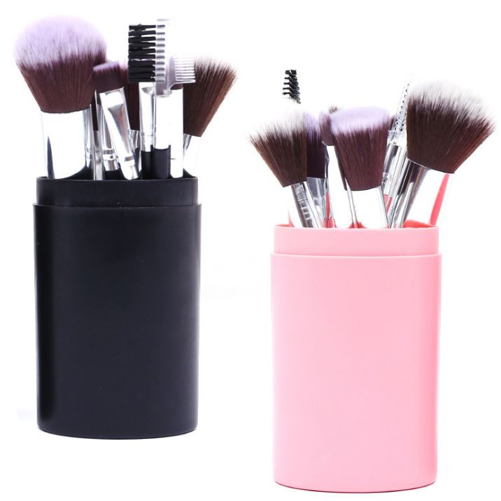 Sell 12 makeup brush cylinder brush set blush brush full set of makeup tools thumbnail