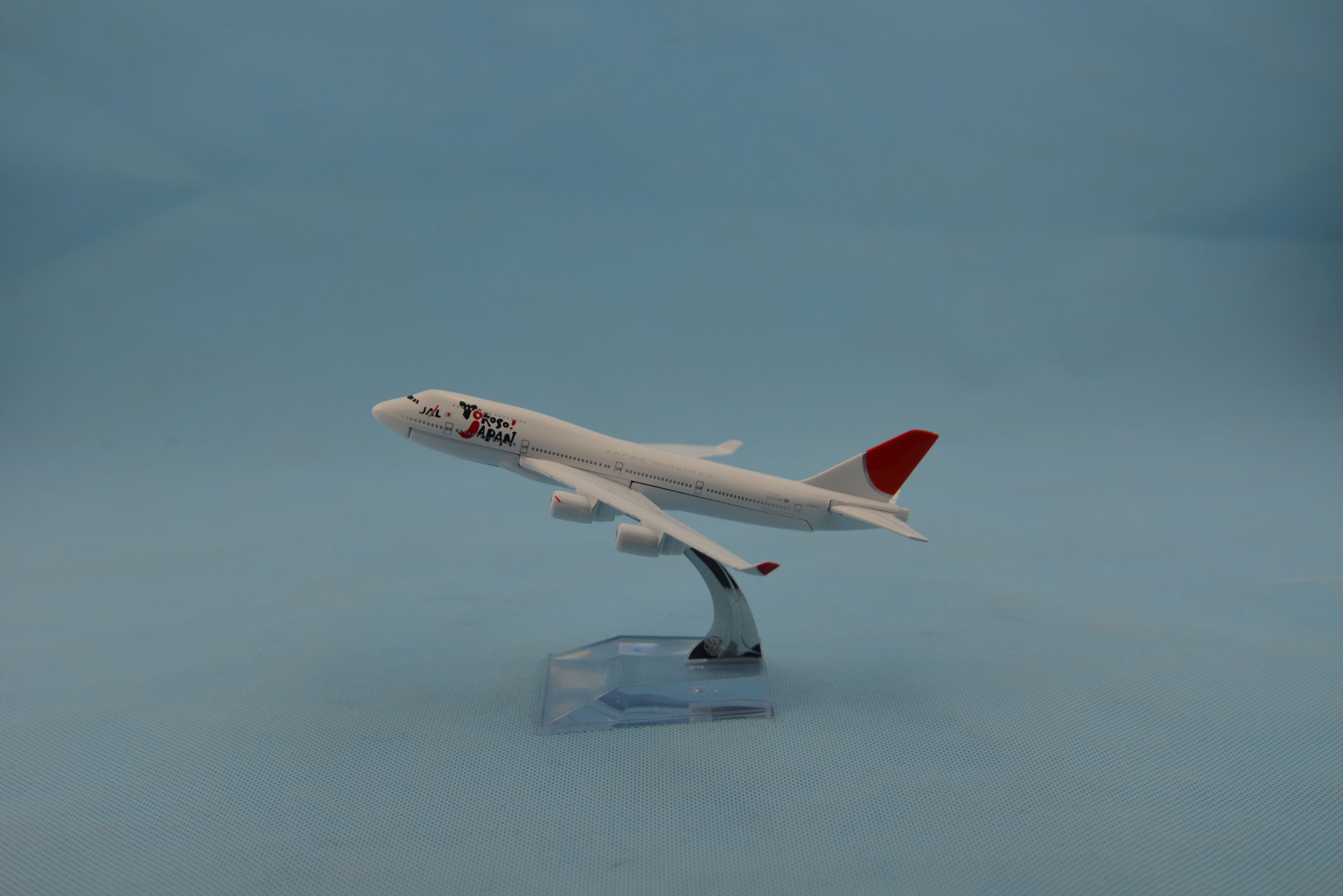 Aircraft model (16CM Nippon Airways B747-400) Metal aircraft model alloy aircraft model