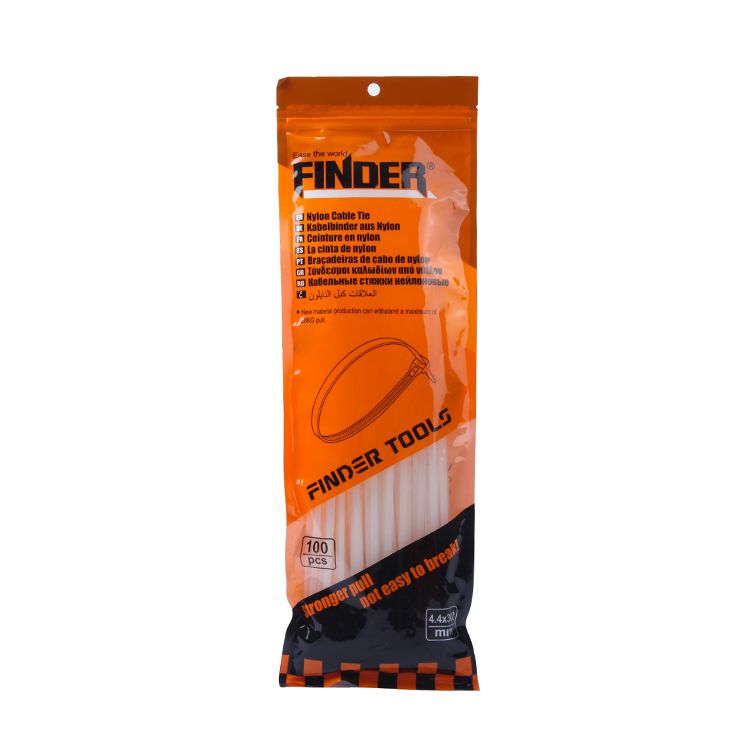 Discoverer 4.4*300White Nylin Cable Ties