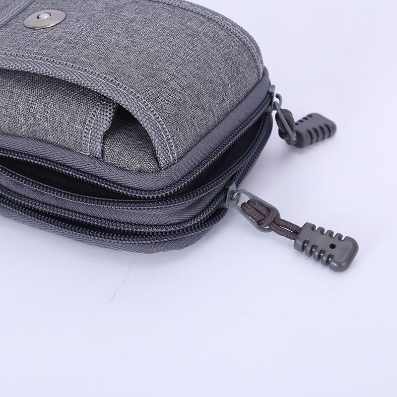 男士多功能防水时尚手机袋牛皮腰挂包带挂钩详情图5