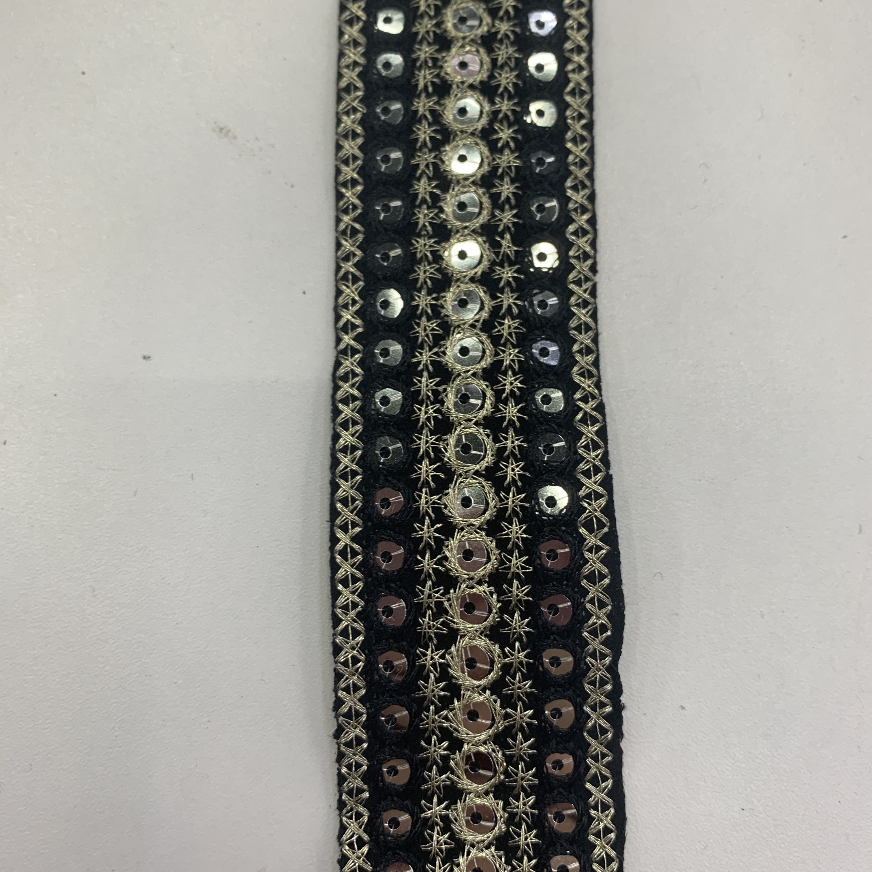 Ethnic embroidery clothing accessories, decorative belts, foreign trade lace, lace, sequined lace details Picture
