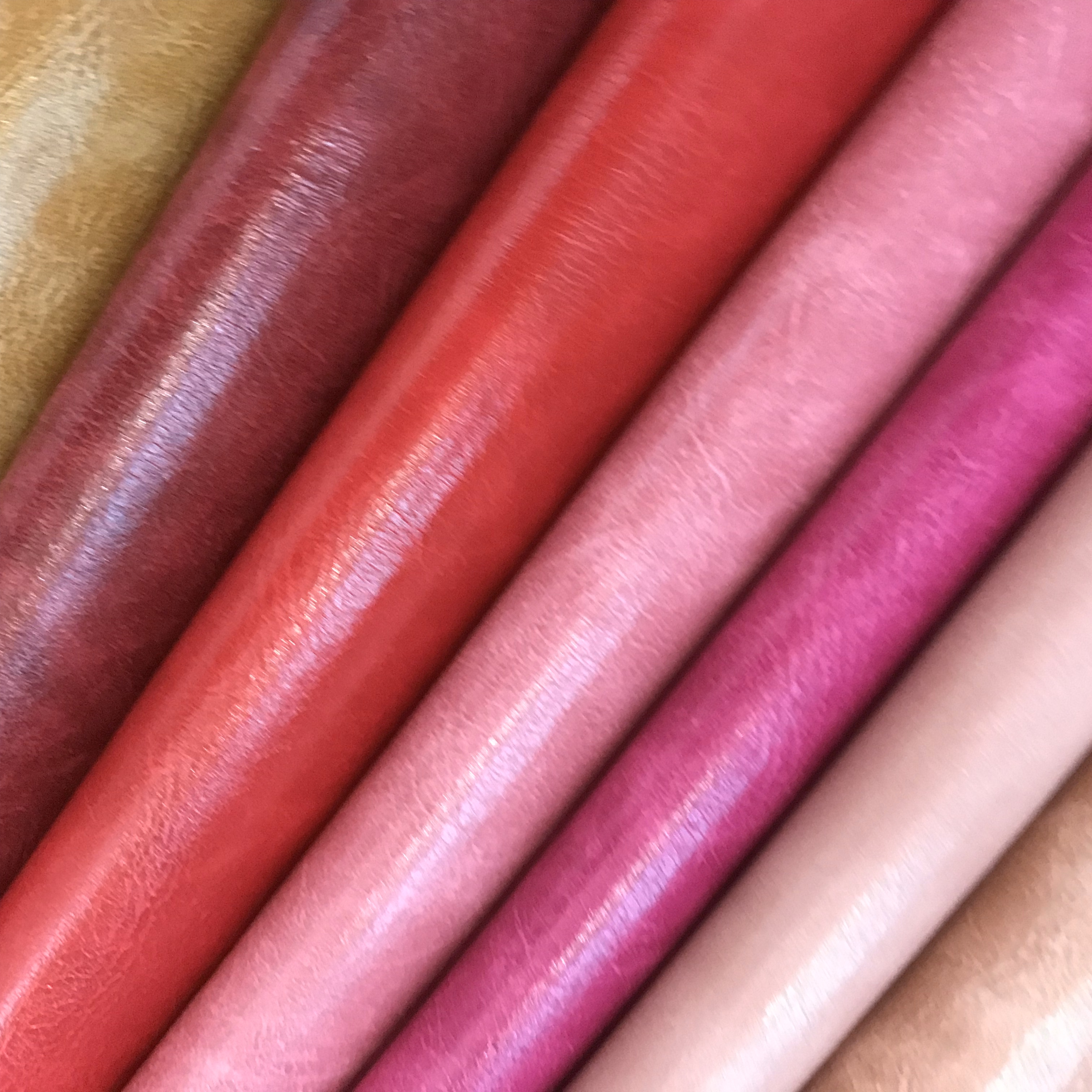 双色乱纹PVC毛底皮革箱包面料加厚耐磨耐刮文具沙发汽车座椅人造革详情图7