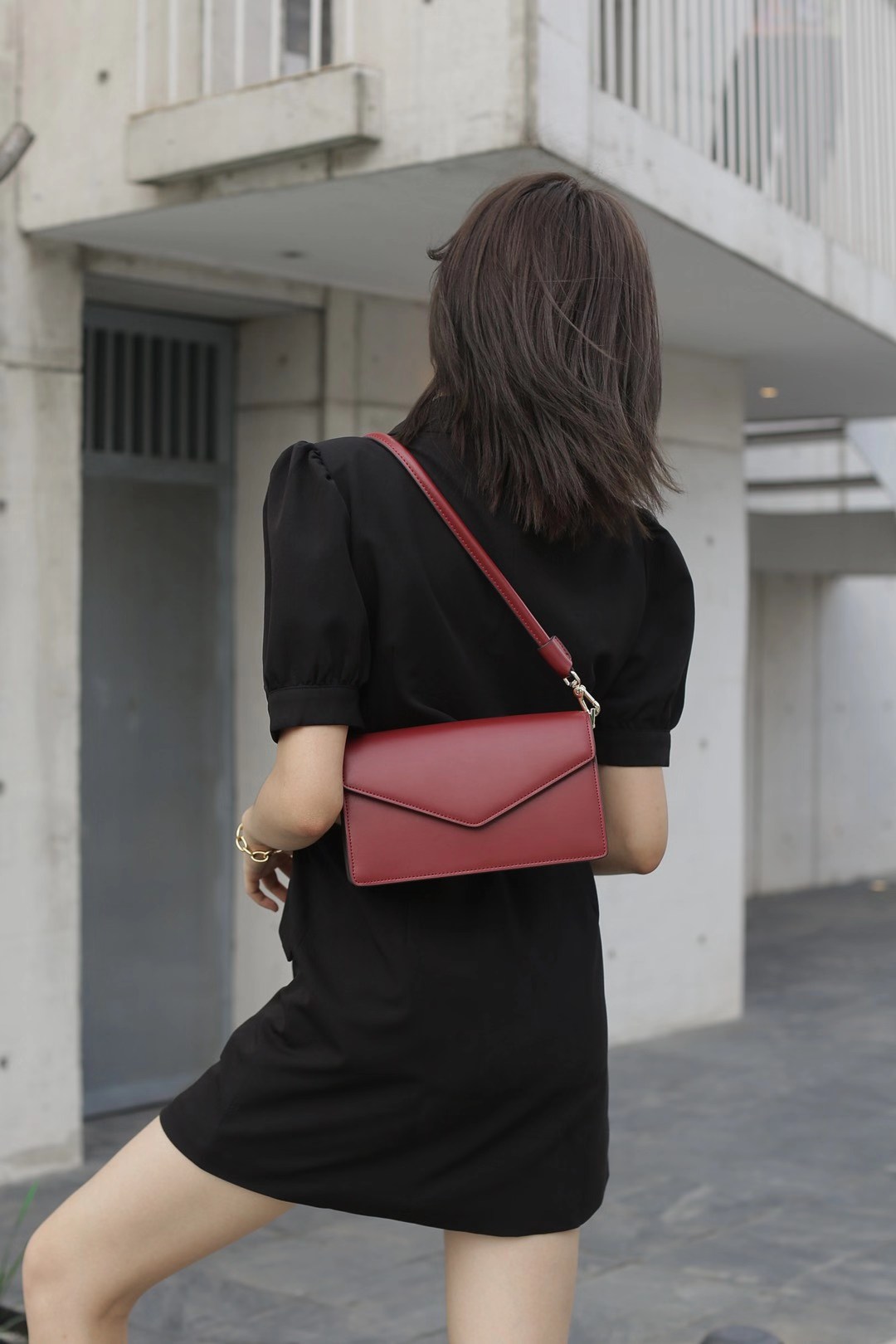 B333，酒红细节图