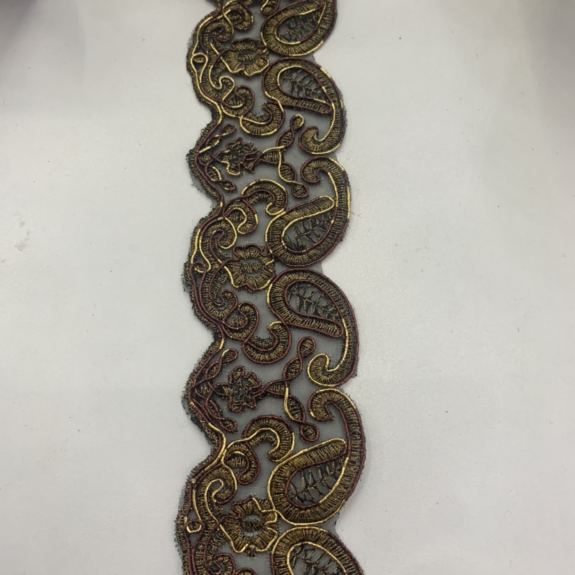 Ethnic embroidery clothing accessories, decorative belts, export lace, lace, ethnic style