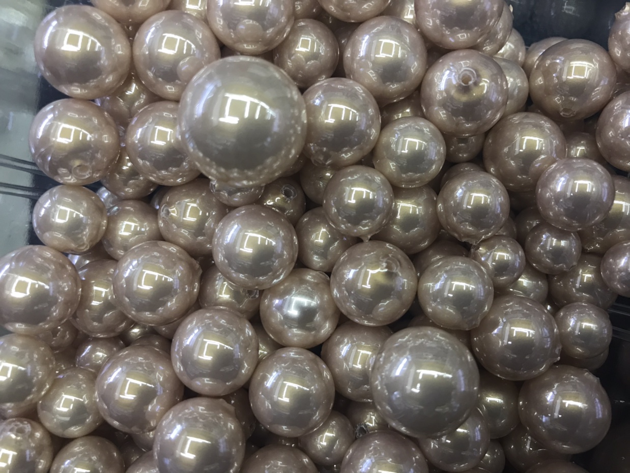 12mm single hole bright bead imitation pearl imitation shell bead manufacturers direct sales quality assurance, large quantity of superior