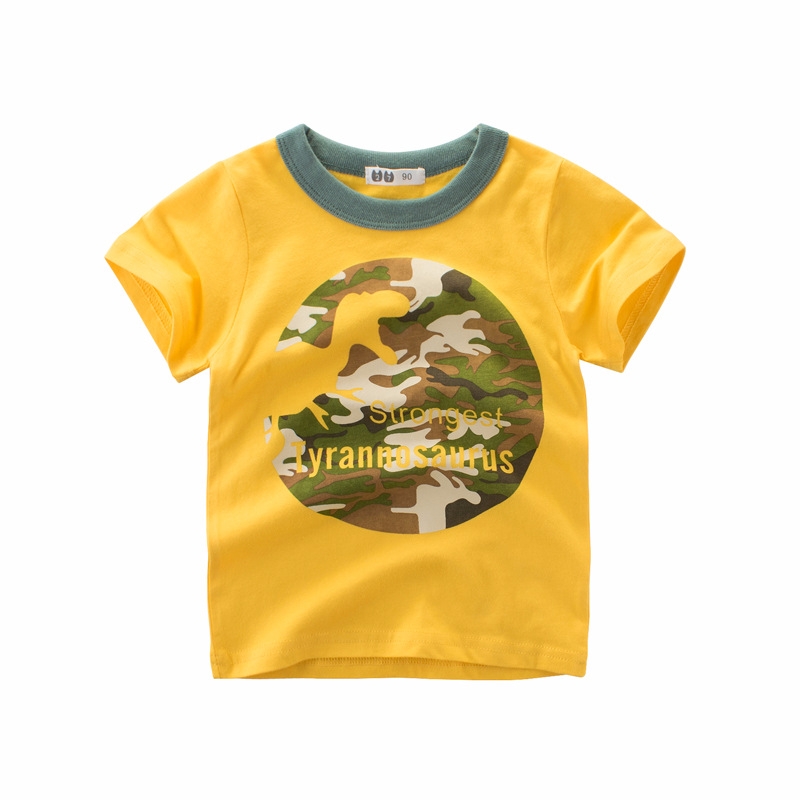 Camo print children's short sleeve thumbnail