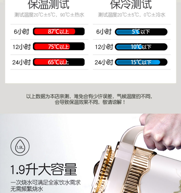 欧式保温壶 家用热水壶暖壶开水大容量学生宿舍暖瓶暖水瓶详情图5
