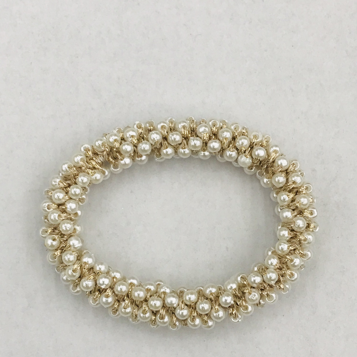 Three centimetre pearl hair ring thumbnail