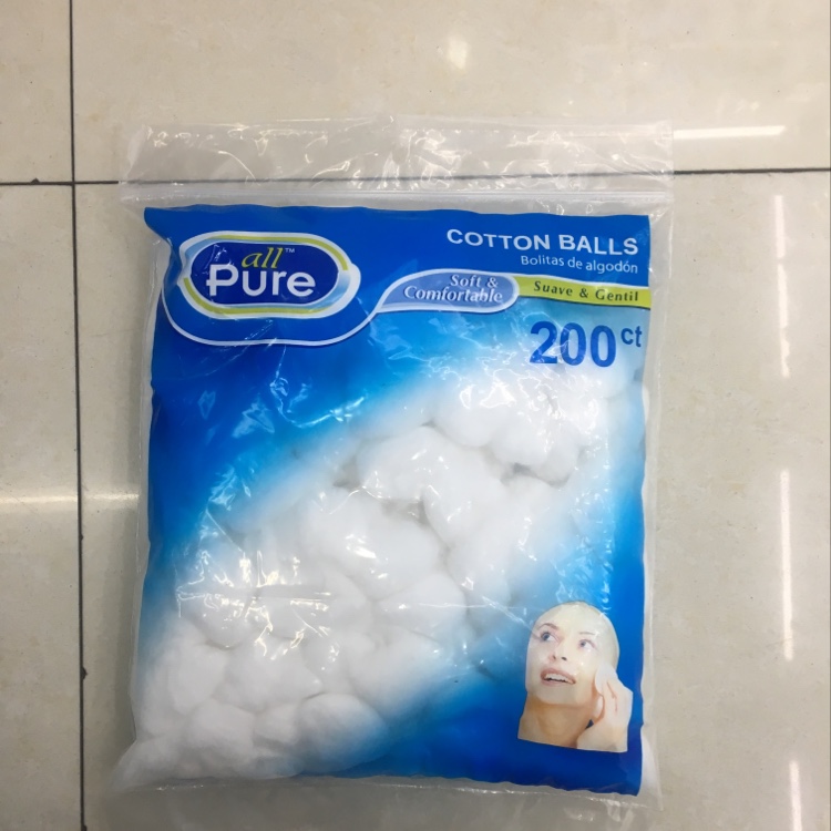 200 cotton balls for makeup removal
