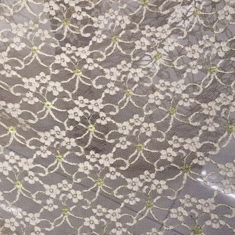 Línea de oro gypsophila tipo de tela de encaje venta directa de fábrica nueva temporada disponible al por mayor disponible al por menor