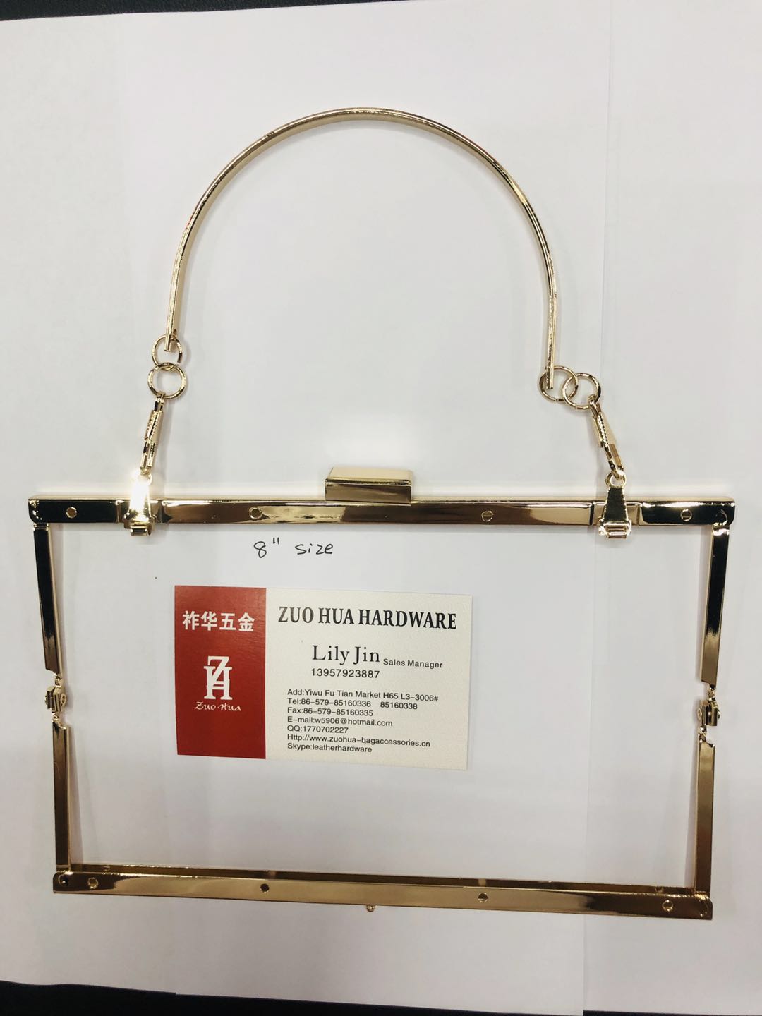 Luggage Hardware Accessories Handbag Handle Guangzhou Electroplated Fashion Bag Metal Hand undefined