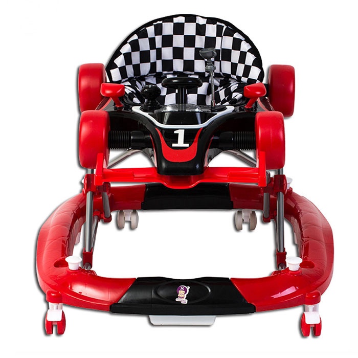 Baby walker for infants and children aged 6/7 to 18 months, multi-functional anti-rollover, can be pushed and sat on by hand Specification image