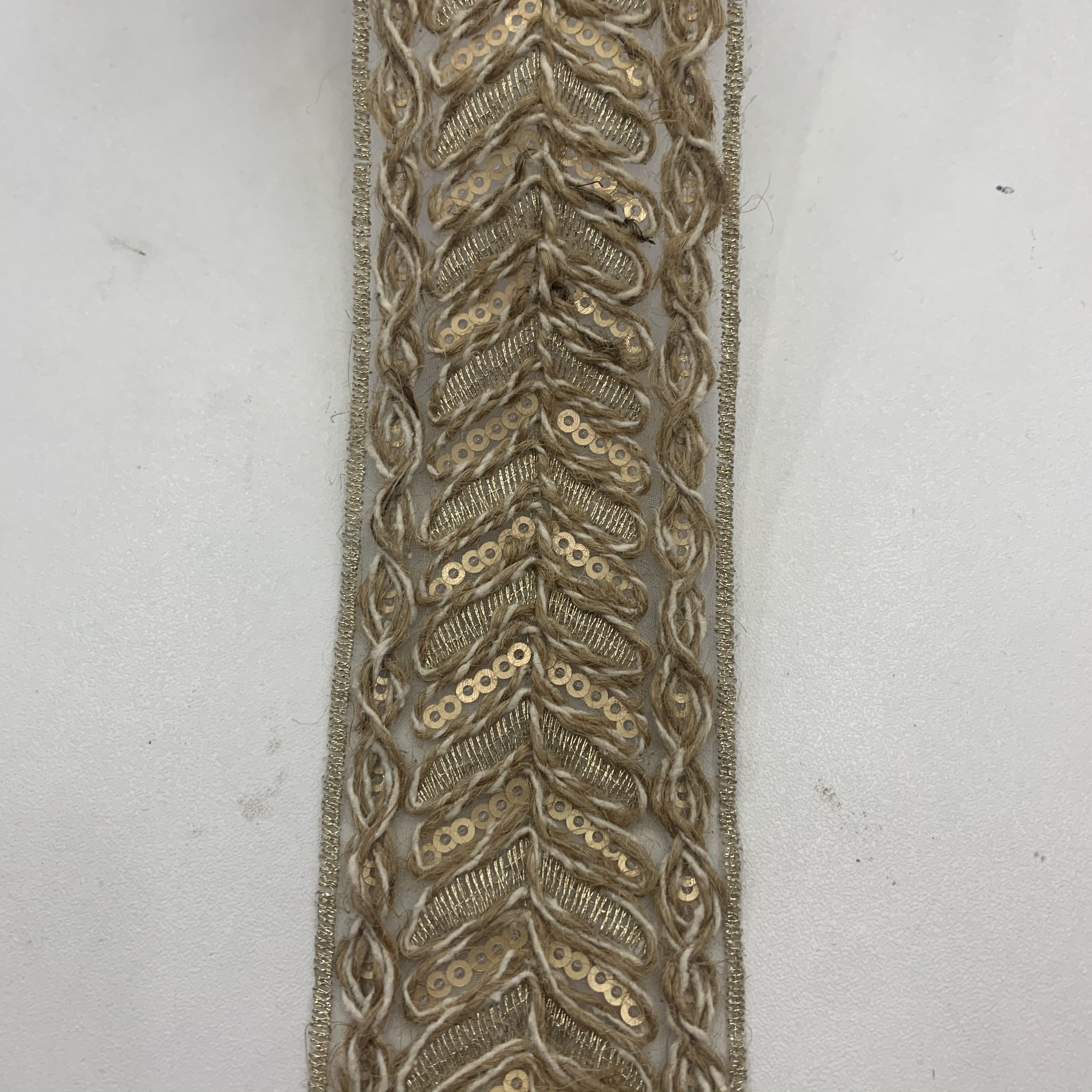 Ethnic embroidered clothing accessories and decorative belts with cotton and linen lace Specification image