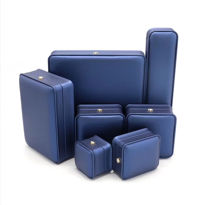 Brushed Leather High-End Jewelry Box