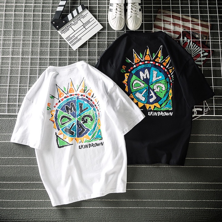 This 2020 new short-sleeved T-shirt is a must-have for men's casual and business wear. It's a popular summer trend for men, featuring loose and large-sized t-shirts as a base layer