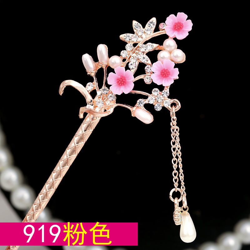 步摇流苏发簪子头饰古代古风古装汉服复古简约百搭盘发钗子发饰女细节图