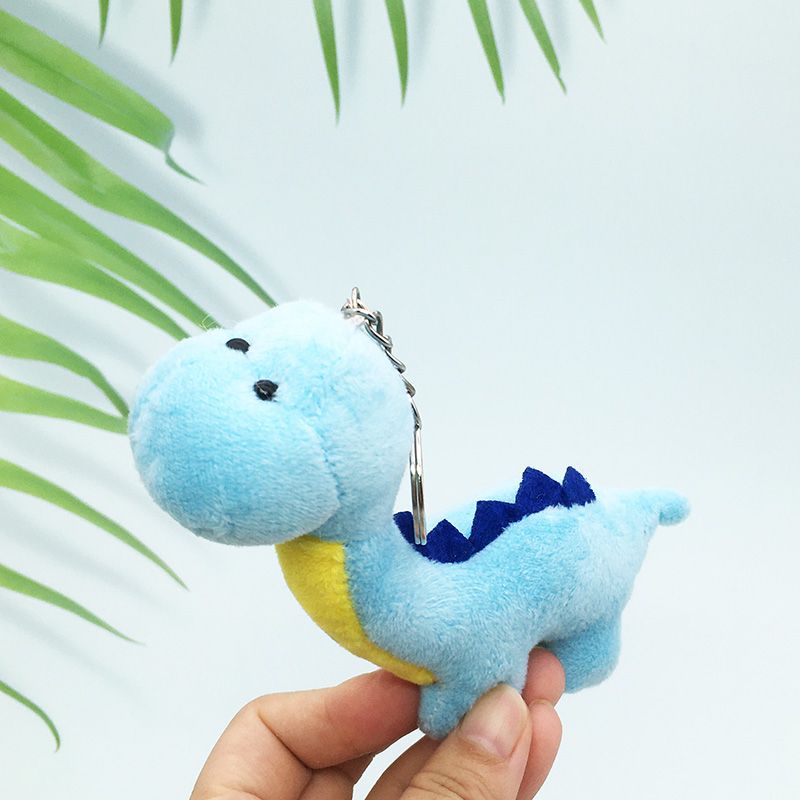 Simplified dinosaur plush toys, herbivorous dragon, Brachiosaurus, Triceratops pendants, claw machine gifts, cross-border wholesale supply details Picture