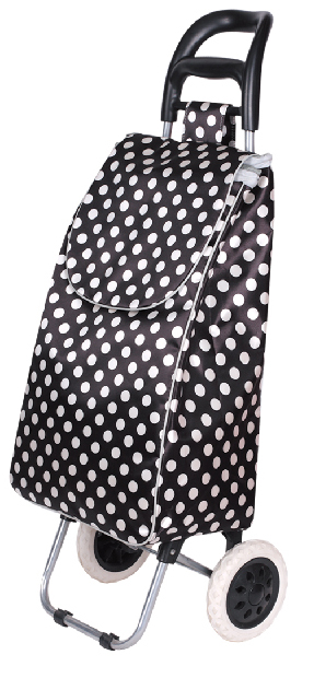 Shopping cart, a must-have tool for grocery shopping. Small trolley, shopping cart handle cart, portable home trolley, folding luggage cart