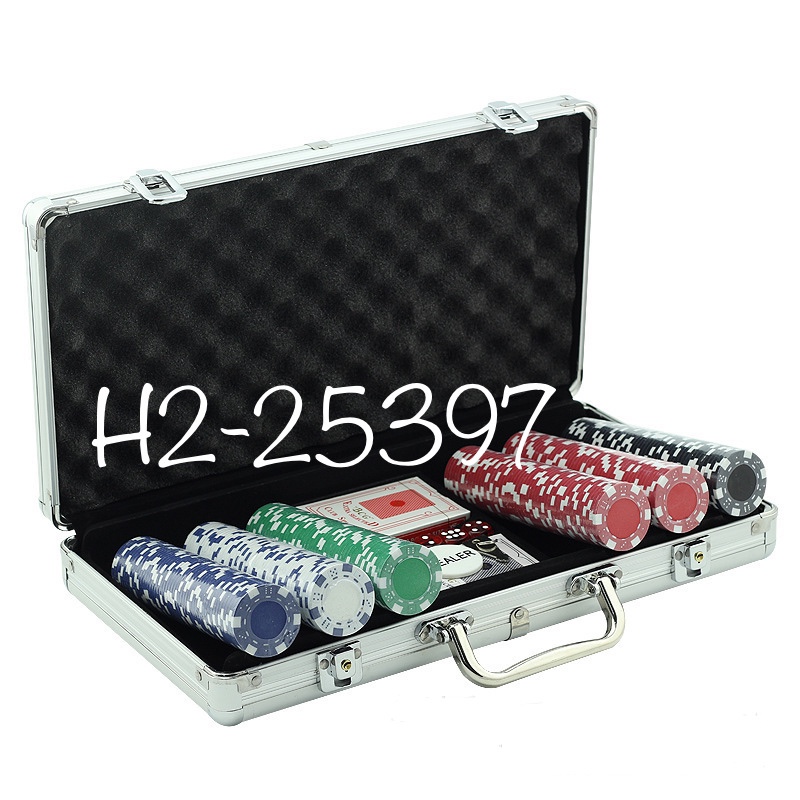 300码铝箱筹码套装/300p Poker Set详情图2