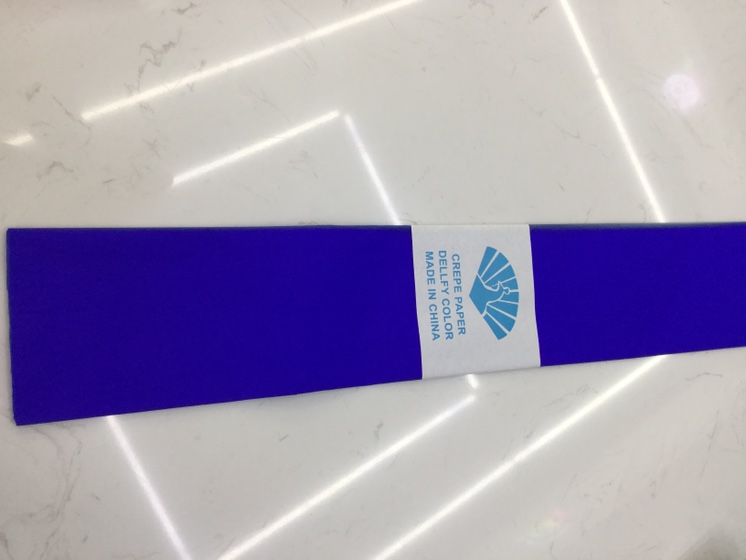 Sapphire blue crepe paper