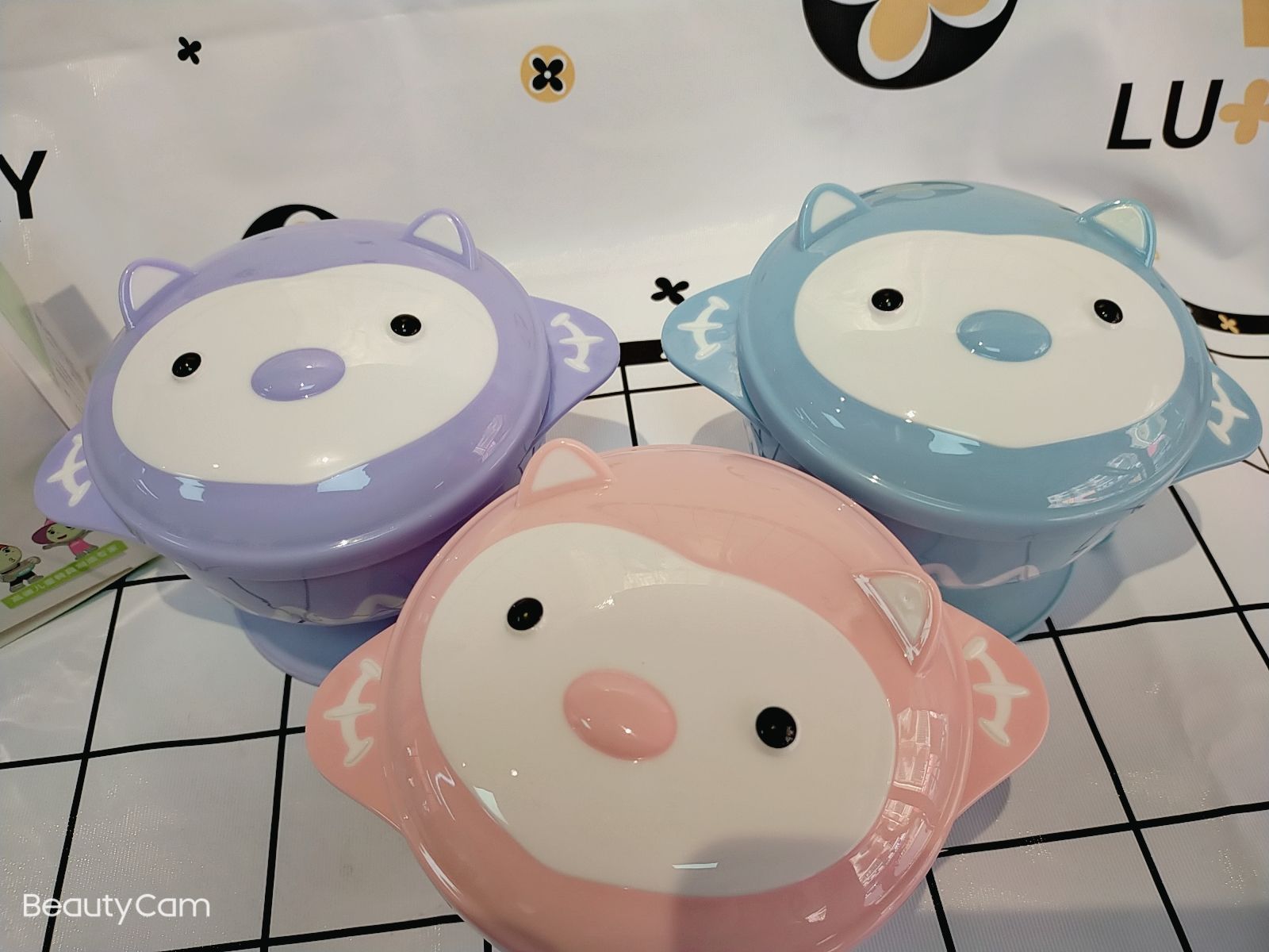 不锈钢儿童餐盒 小刺猬造型 童趣饭盒 带吸盘 防滑304餐盒