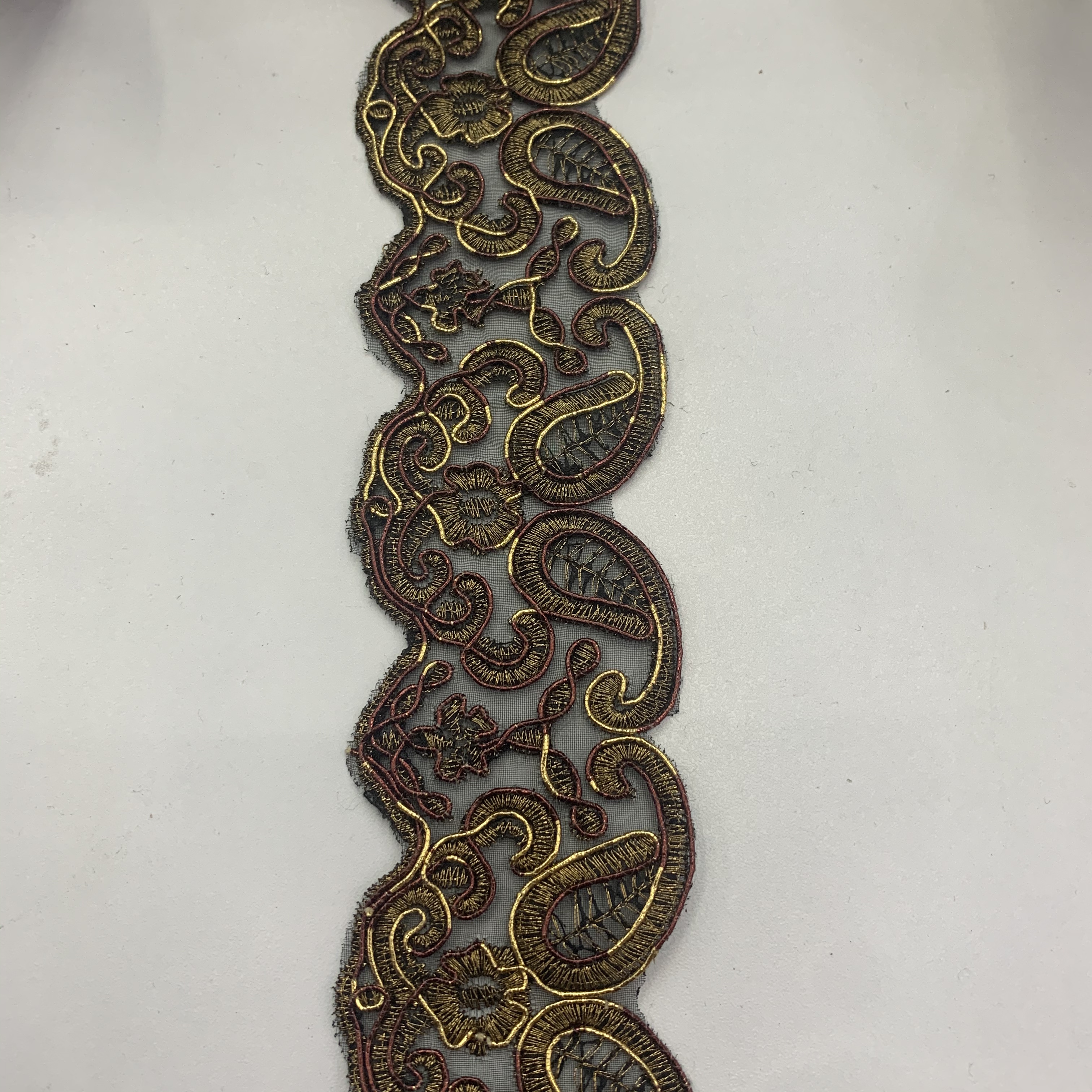 Ethnic embroidery clothing accessories, decorative belts, export lace, lace, ethnic style Specification image