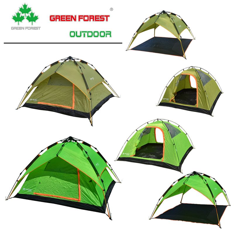 Three-purpose double-layer automatic tent detail image 1