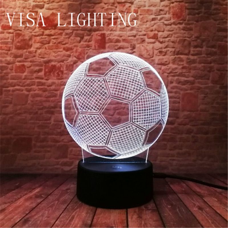 3d足球小夜灯视觉触摸七彩渐变新奇照明家居装饰灯详情图3
