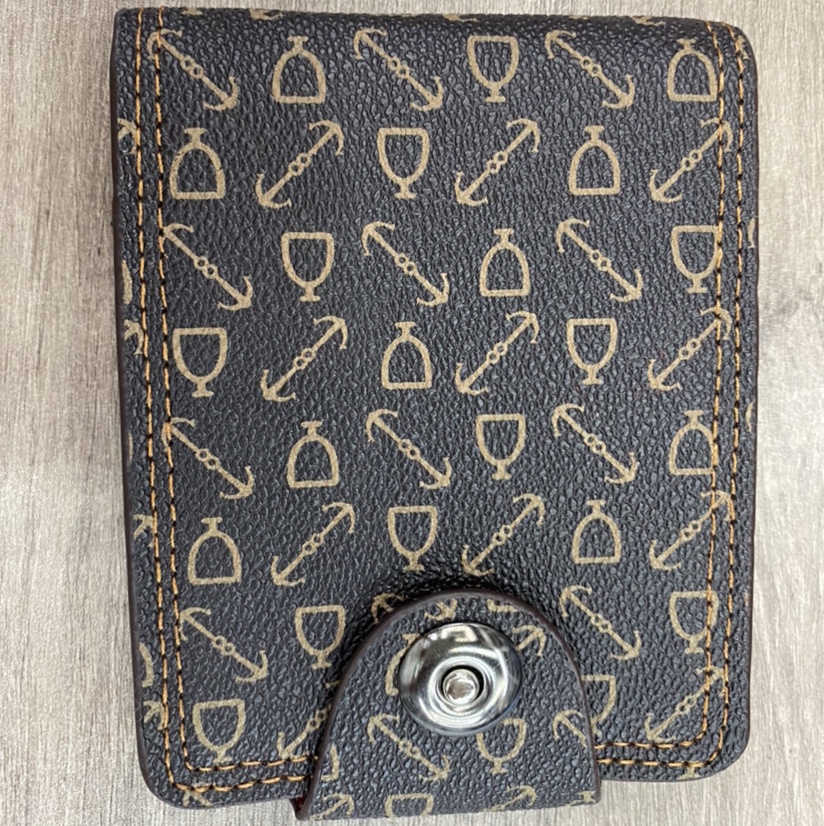 美金包磁扣卡包钱包图