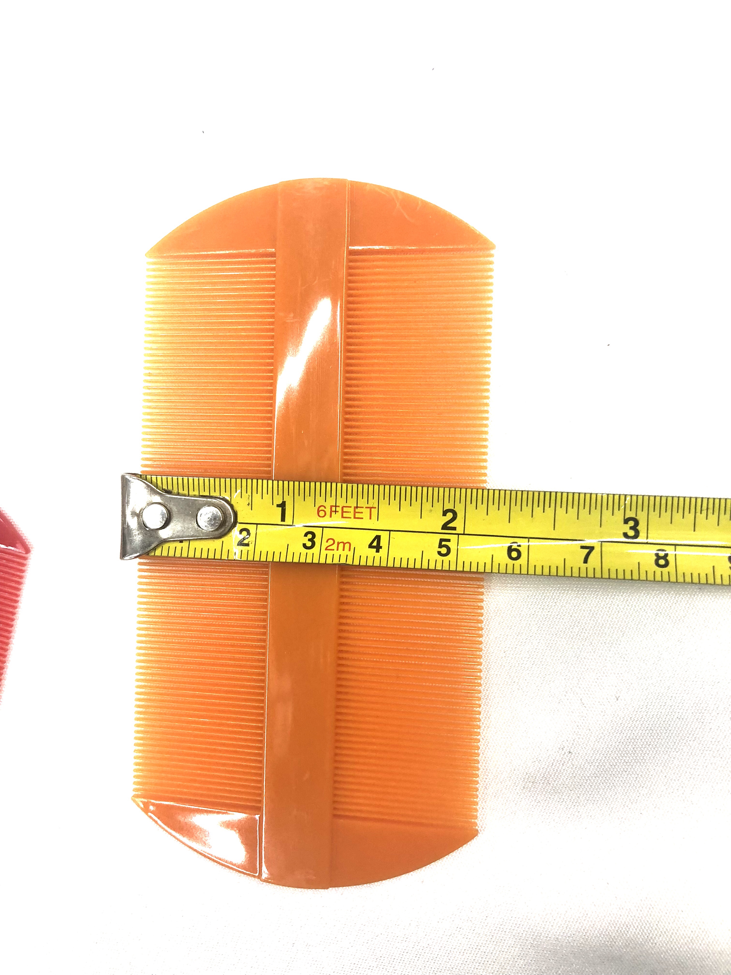 厂家直销塑料梳子篦子虱子梳子 双面梳子 2色可选密齿梳产品图