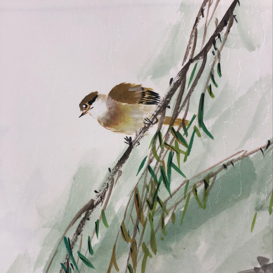 晶瓷晶钻画/财神爷贴纸/五路财神贴画/新中式画/工艺装饰细节图