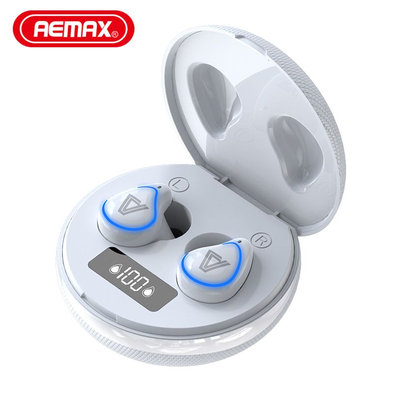 YEMAX TWS蓝牙耳机5.0带充电仓降噪入耳式运动蓝牙耳机图