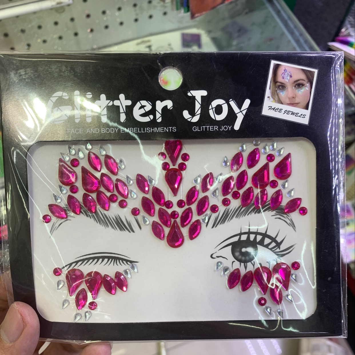 蹦迪夜店音乐节万圣节派对化妆脸钻贴 欧美 INS网红款 亚克力水钻树脂贴脸饰品价格面议a13