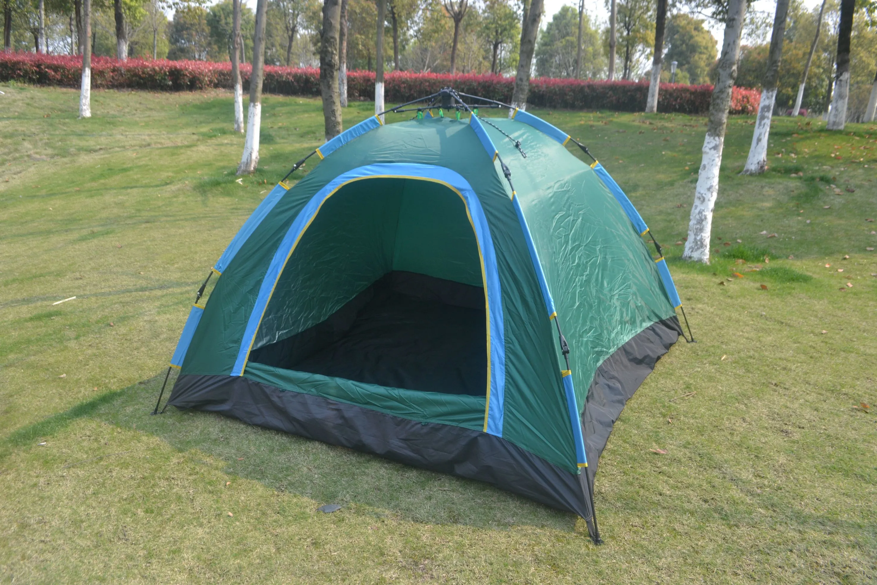 Three-person single-layer automatic tent shading detail image 1